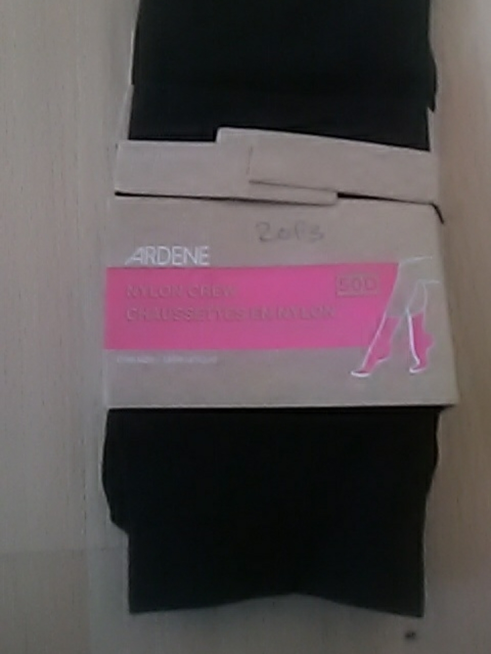 💲3⃣▶▶Ardene Black Nylon Crew Socks